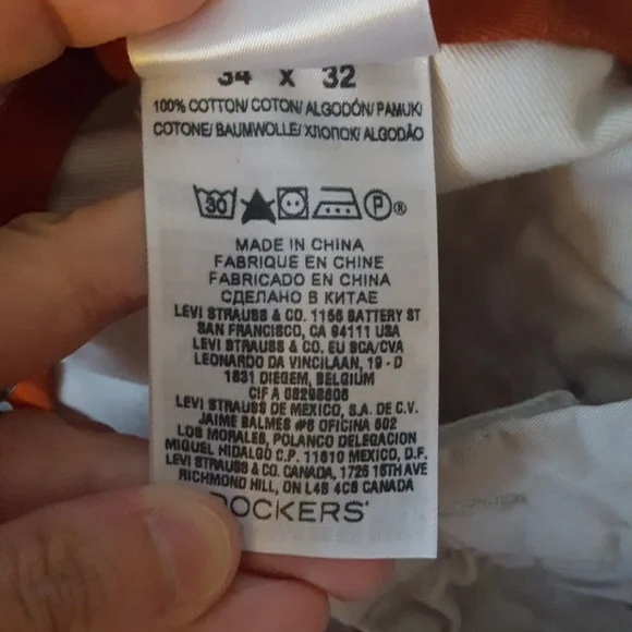 Dockers D2 Straight 34x 32 Khaki Chinos - Picture 7 of 7